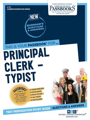 cover image of Principal Clerk-Typist